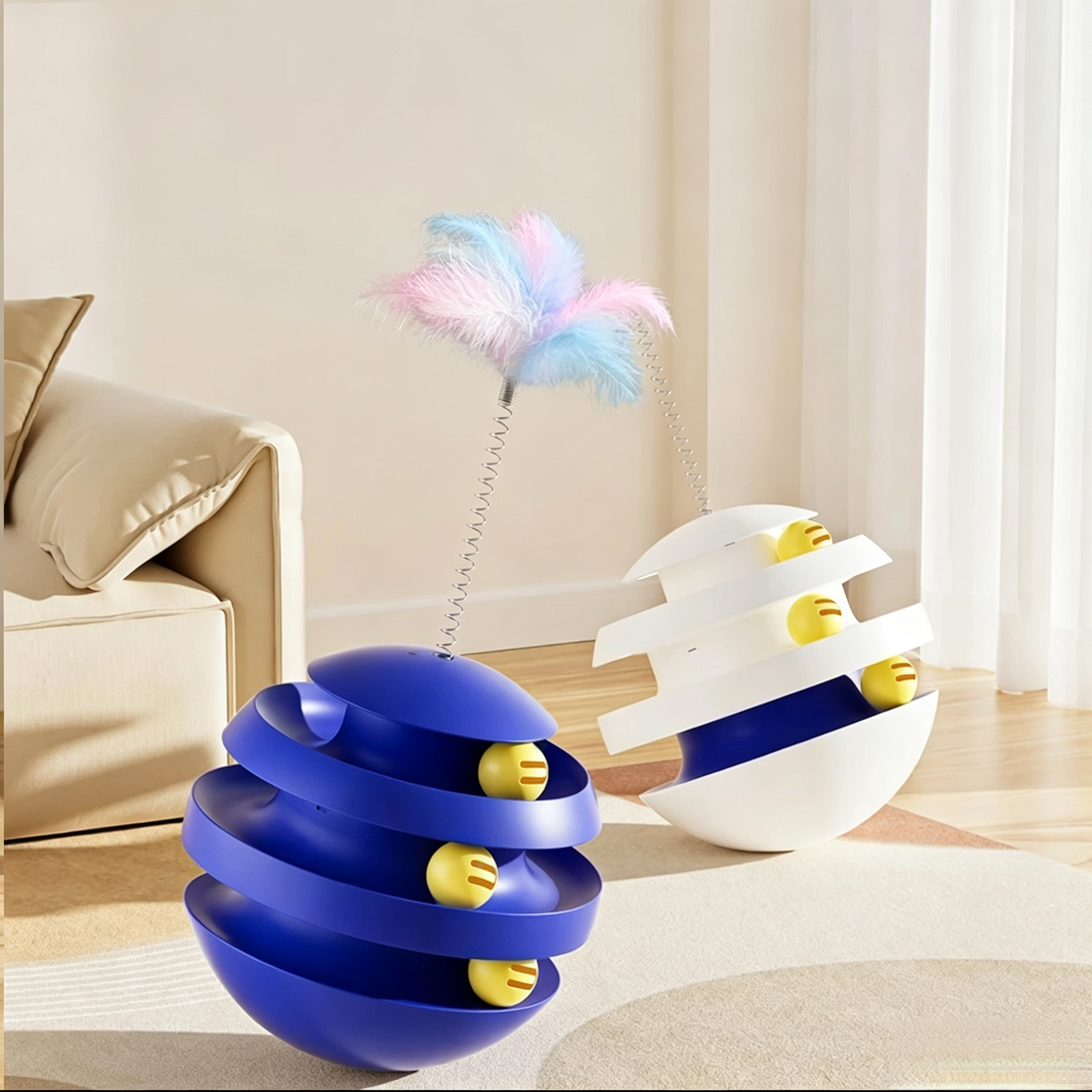 Interactive Cat Turntable Toy