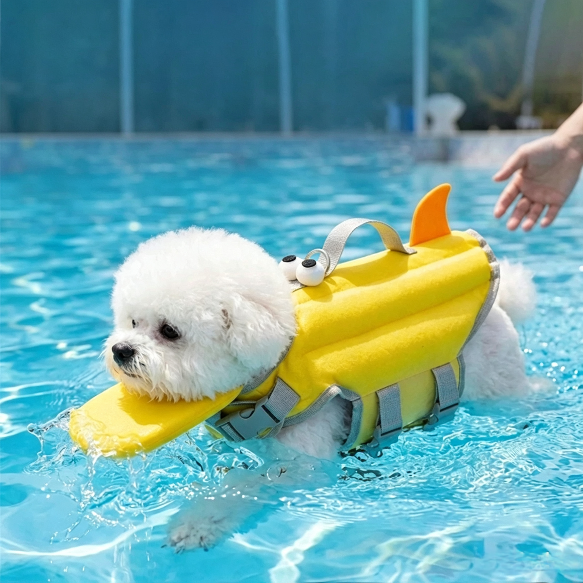 Dog Life Jacket | Adjustable High-Buoyancy Swim Vest for Small & Medium Dogs